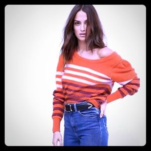 Free People Complete Me Alpaca Blend StripeSweater